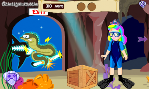 اسکرین شات بازی Underwater Escape - Girl Game 6