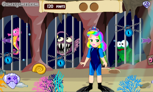 اسکرین شات بازی Underwater Escape - Girl Game 5