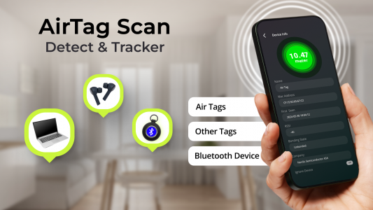 اسکرین شات 1 برنامه AirTag Scan, Detect & Tracker