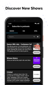 اسکرین شات برنامه Podkicker Podcast Player 2