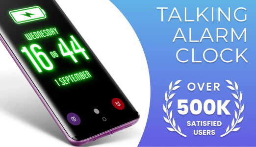 اسکرین شات برنامه Talking Alarm Clock & Sounds 1