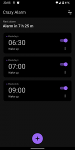 اسکرین شات برنامه Crazy Alarm Clock - loud alarm 6