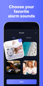اسکرین شات 4 برنامه Alarm Clock: Alarm App & Sleep