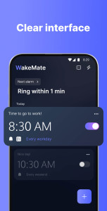 اسکرین شات 2 برنامه Alarm Clock: Alarm App & Sleep