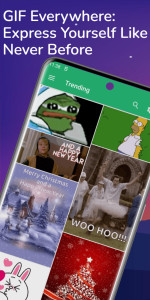 اسکرین شات 1 برنامه GIFs: Share Animated Fun