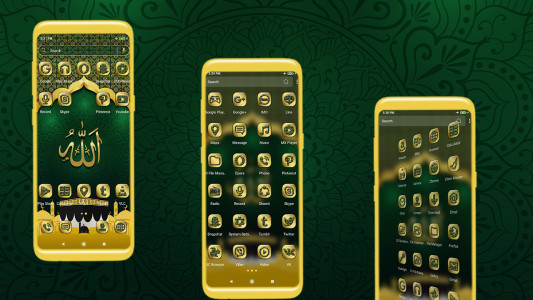 اسکرین شات 4 برنامه Mosque Launcher Theme