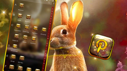 اسکرین شات 3 برنامه Rabbit in Space Launcher