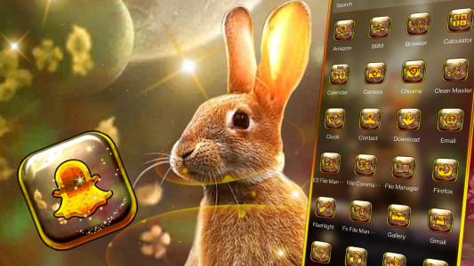اسکرین شات 2 برنامه Rabbit in Space Launcher