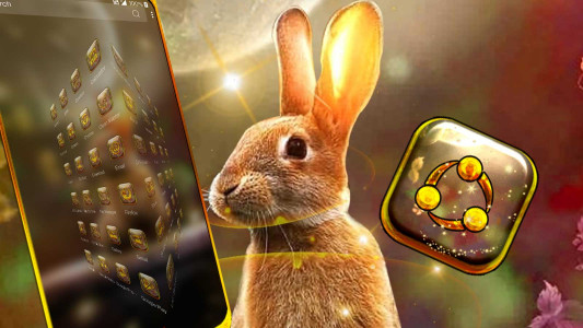 اسکرین شات 4 برنامه Rabbit in Space Launcher