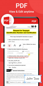 اسکرین شات برنامه Document Reader & PDF Editor 2