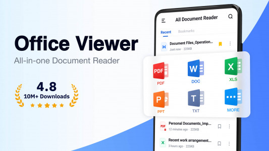 اسکرین شات برنامه Document Reader & PDF Editor 1