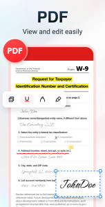 اسکرین شات 2 برنامه Document Reader & PDF Editor