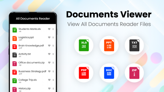 اسکرین شات برنامه All Documents Reader & Viewer 1