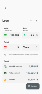 اسکرین شات برنامه All-In-One Calculator 7