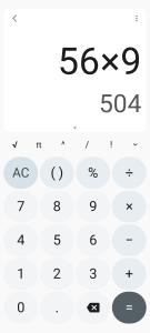 اسکرین شات 2 برنامه All-In-One Calculator