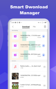 اسکرین شات 4 برنامه Video Downloader : Save Video