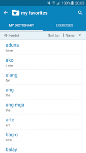 اسکرین شات برنامه Cebuano-English Dictionary 7