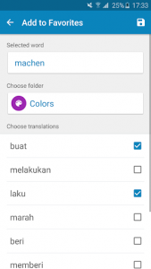 اسکرین شات برنامه German-Indonesian Dictionary 8