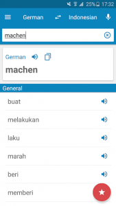 اسکرین شات برنامه German-Indonesian Dictionary 1