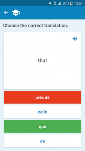 اسکرین شات برنامه French-English Dictionary 4