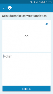 اسکرین شات برنامه Polish-English Dictionary 5