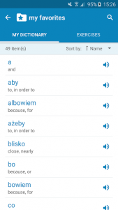 اسکرین شات برنامه Polish-English Dictionary 7
