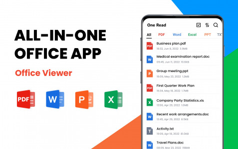اسکرین شات برنامه All Document Reader - One Read 1
