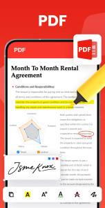 اسکرین شات 2 برنامه Document Reader - PDF Editor