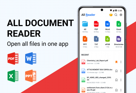 اسکرین شات 5 برنامه All Document Reader - PDF, DOC