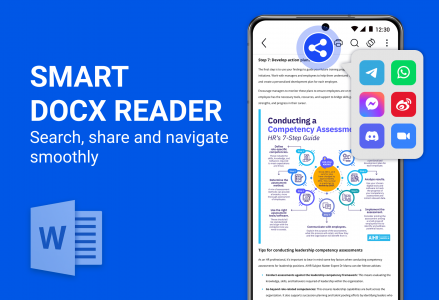 اسکرین شات 2 برنامه All Document Reader - PDF, DOC