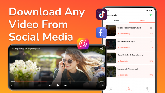 اسکرین شات برنامه All video downloader and saver 5