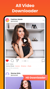 اسکرین شات برنامه All video downloader and saver 1