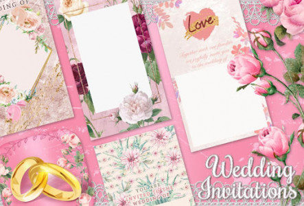 اسکرین شات برنامه Wedding Day Invitations – Save The Date Card Maker 4