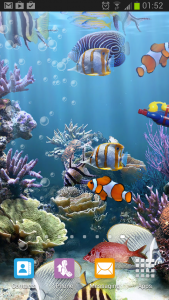 اسکرین شات برنامه The real aquarium - LWP 1