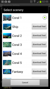 اسکرین شات 8 برنامه The real aquarium - LWP