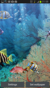اسکرین شات 4 برنامه The real aquarium - LWP