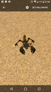 اسکرین شات 1 برنامه Scorpion 3D