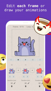 اسکرین شات برنامه Animated Sticker Maker (FSM) 3