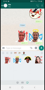 اسکرین شات برنامه Animated Sticker Maker (FSM) 7