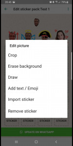 اسکرین شات برنامه Animated Sticker Maker (FSM) 4