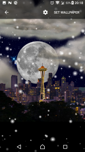 اسکرین شات 6 برنامه Thunderstorm Seattle - LWP