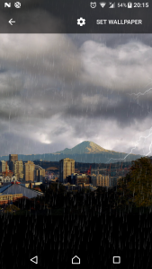 اسکرین شات برنامه Thunderstorm Seattle - LWP 4