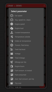 اسکرین شات برنامه CRAB Car Scanner 4