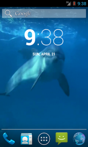 اسکرین شات برنامه Video Wallpapers: Amazing Dolphins HD 3
