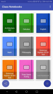 اسکرین شات برنامه Class Notebooks 1