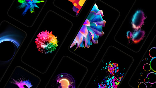 اسکرین شات 1 برنامه AMOLED Wallpapers 4K (OLED)