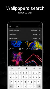 اسکرین شات 3 برنامه AMOLED Wallpapers 4K (OLED)