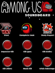 اسکرین شات برنامه Soundboard for Among Game Us - All sound effect 5