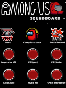 AMONG US SOUNDBOARD