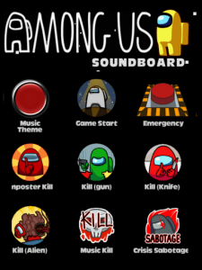 اسکرین شات برنامه Soundboard for Among Game Us - All sound effect 4